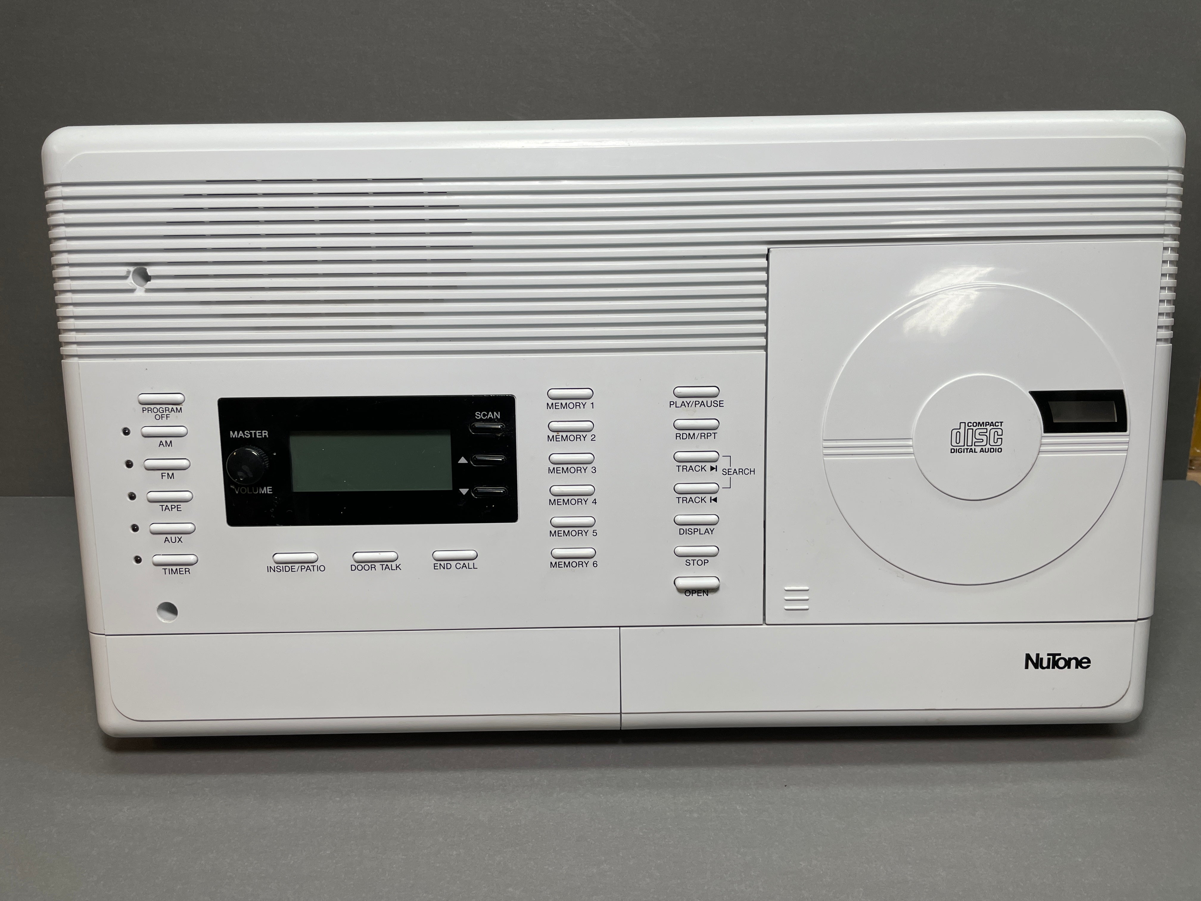 NuTone radio intercom IM-4406 (non-working CD player) – Steve's ...
