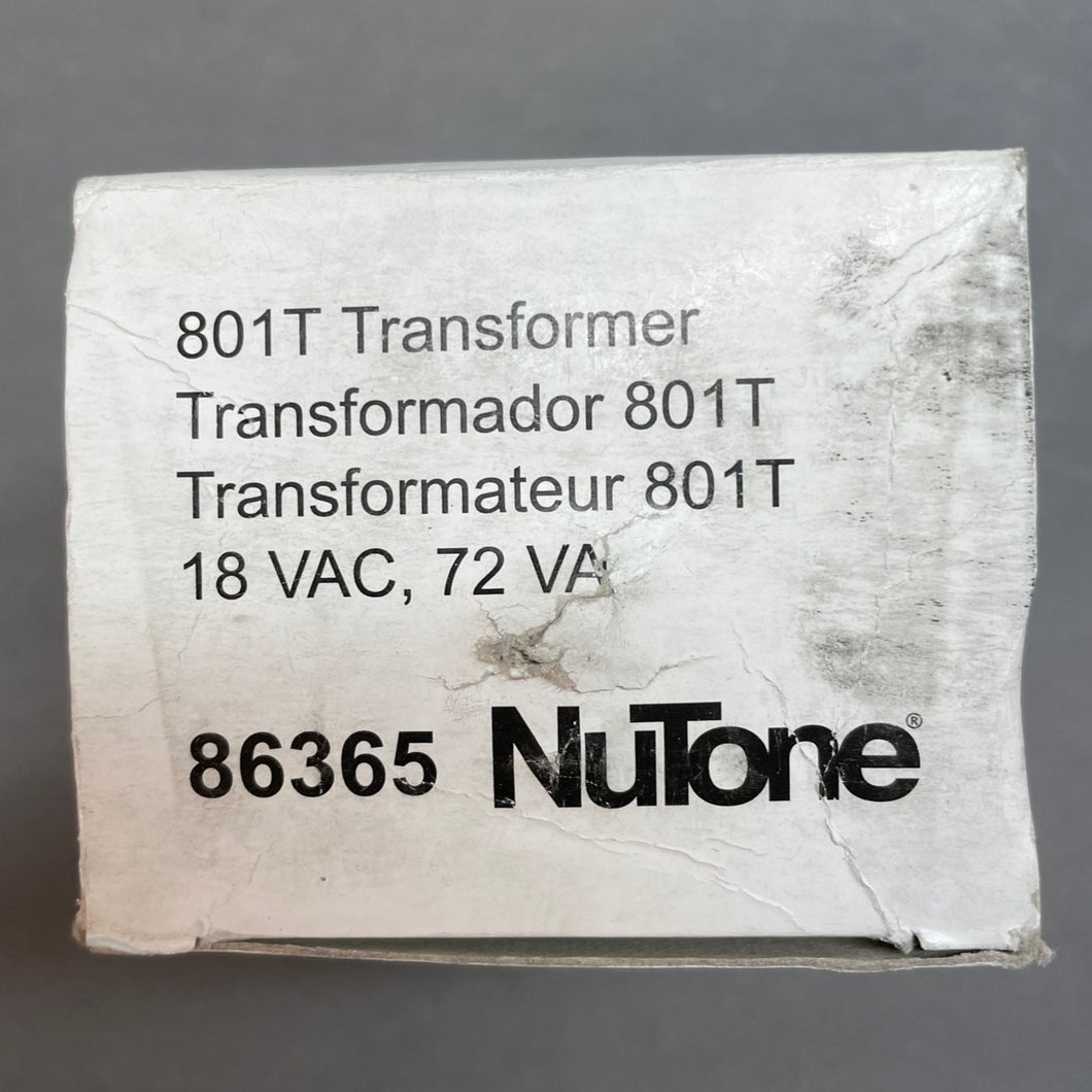 NuTone 801-T Low Voltage Transformer (18V)