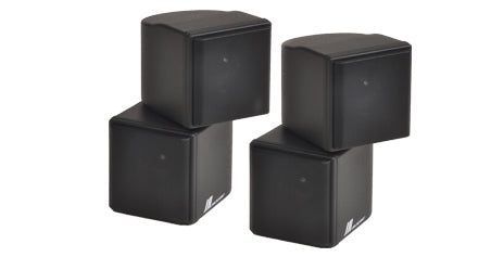 JA-B3II Black or JA-B3WII White Mini-Cube Surround Sound Speakers